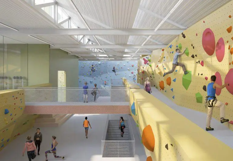 Visualisierungen Kletterzentrum Völs Innen