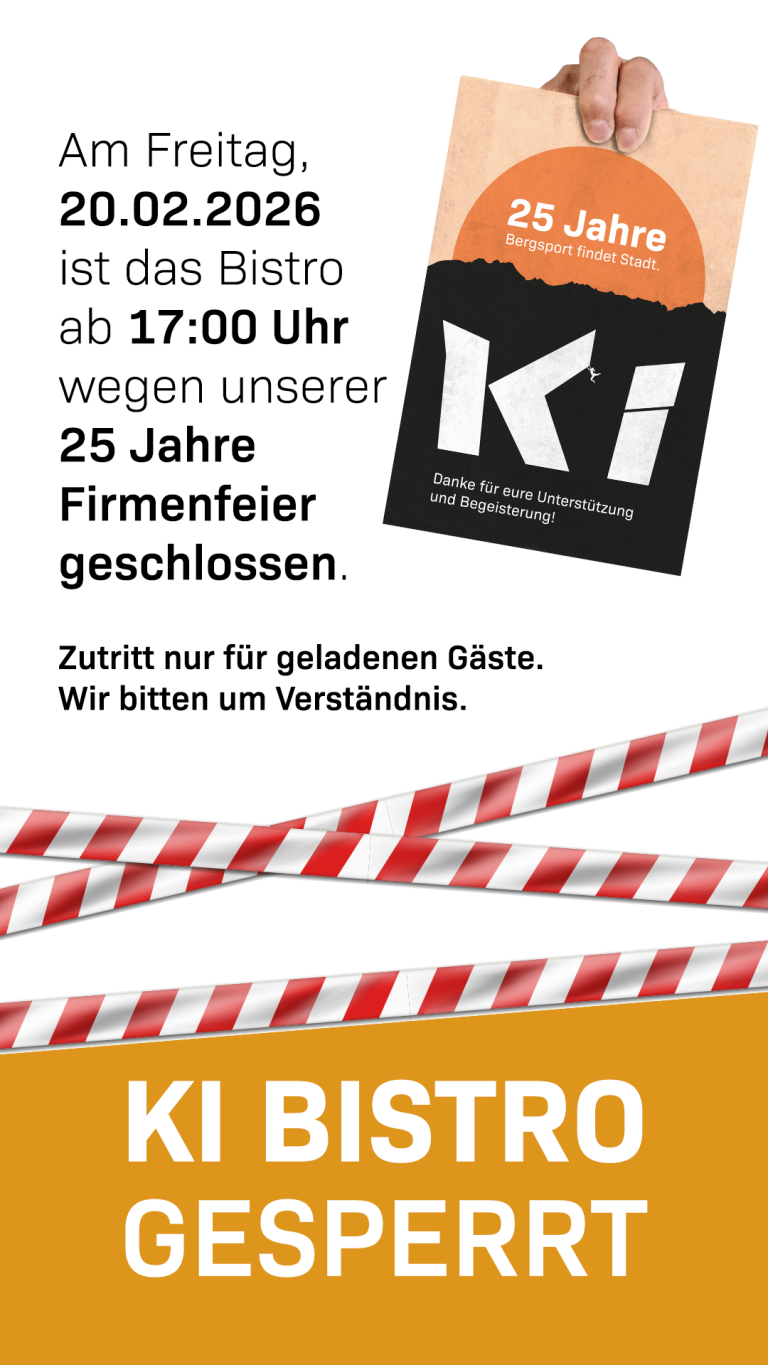 KI Bistro geschlossen