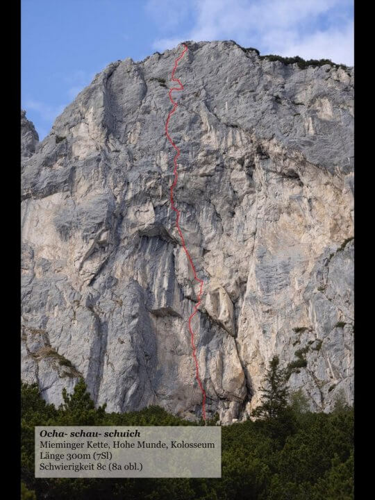 KIetterzentrum Innsbruck - wandbild ocha schau schuich