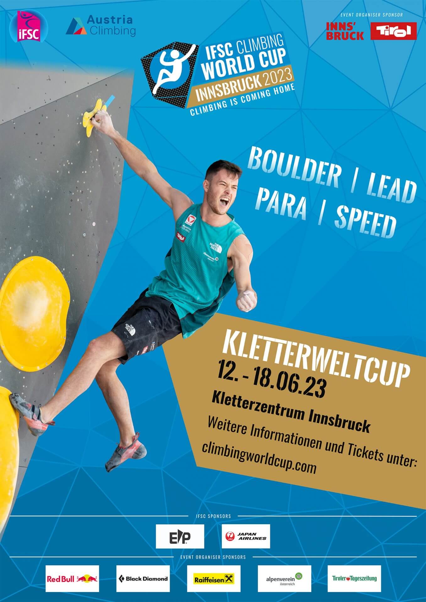 Featured image for “IFSC KLETTERWELTCUP INNSBRUCK 2023”