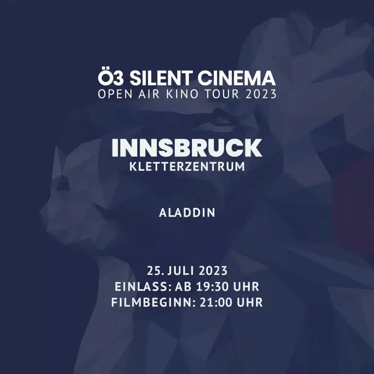 Ö3 Silent Cinema: Aladdin