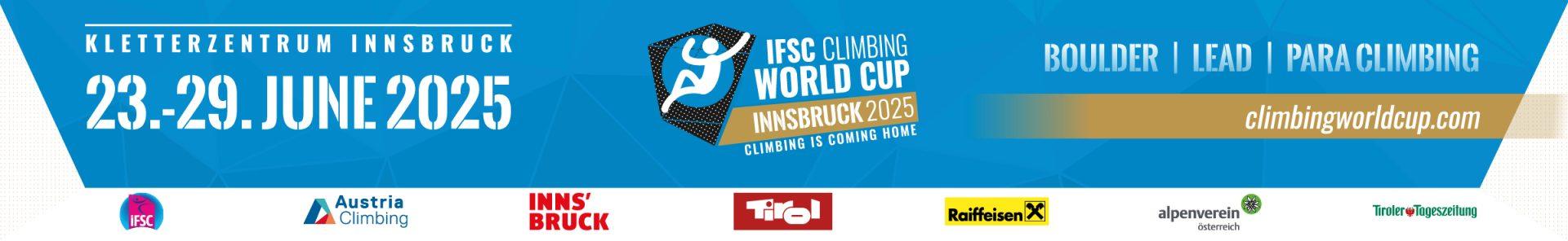 IFSC Climbing Worldcup 2025 Innsbruck