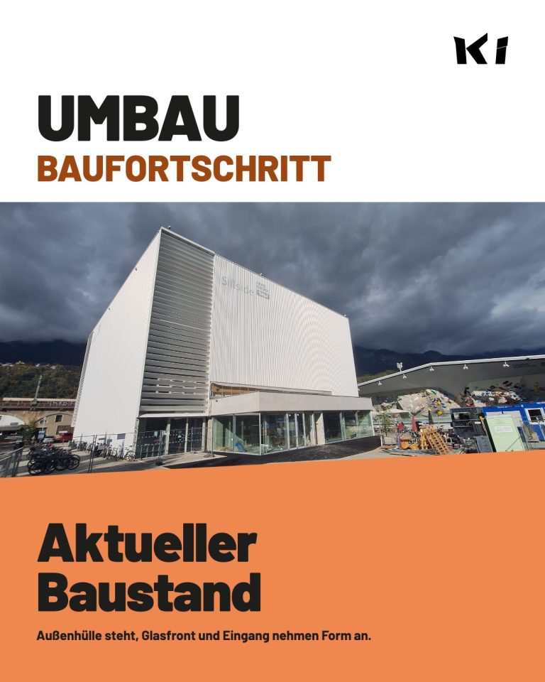 KIetterzentrum Innsbruck - Das Ki - Kletterzentrum Innsbruck 1 Featured image for “Baufortschritt – Update zum Umbau im Ki”